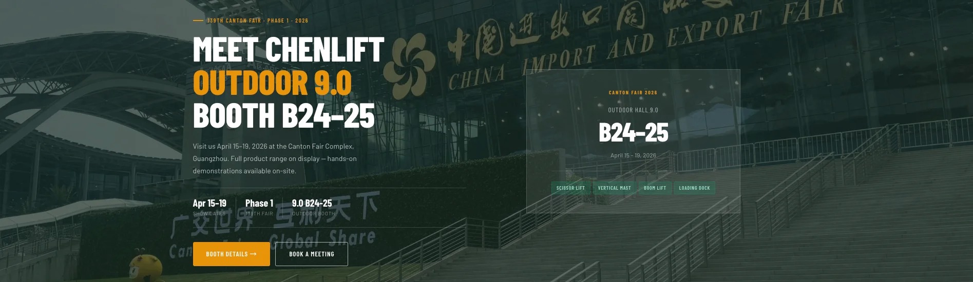 chất lượng Nền tảng nâng thủy lực Nhà máy