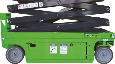 Automatic Scissor Lift Small Size 8m Electrical Driving 230kg Aerial Working Platform