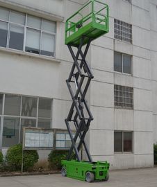 Electric Self Propelled Scissor Lift Table Aerial Working Platform 230kg Loading Capacity