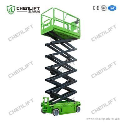 DC Motor Drive Self Propelled Platform Electric Aerial Work Platform Max 13.8m with CE Certificate