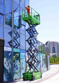 Working Height Max 12m Electric Self Propelled Vertical Lift Platform of 320kg Loading Capacity