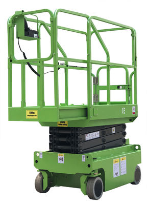 MX390S 240kg Load Self Propelled Mini Scissor Lift Hydraulic Turning Wheel