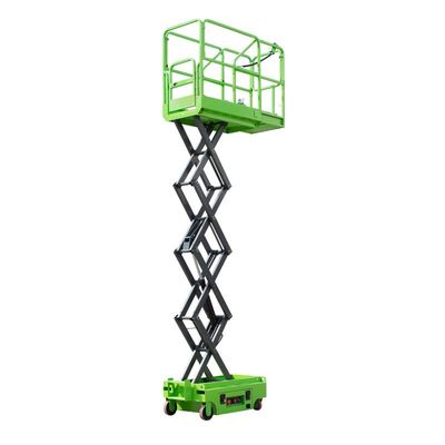 3m Platform Height Mini Scissor Lift Manual Pushing Aerial Work Platform With CE