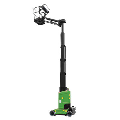 Self-Propelled Mast Lift Platform Compact Efficient for Elevated Work