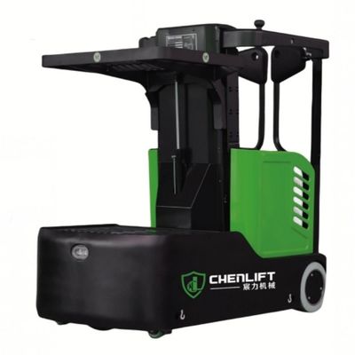 Full Electric Order Stock Picker Stand Lift For Narrow Space