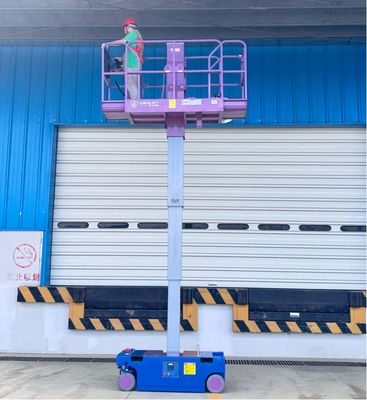 DC24V 100AH Oil Free Full Electric Vertical Lift Self Propelled