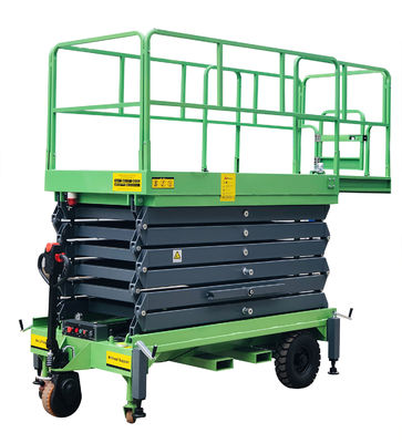 12M Mobile Scissor Lift With Pulling Device