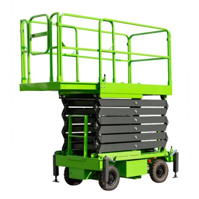 16m Mobile Scissor Lift Hydraulic Lift Platform With Extension Platform
