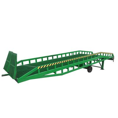 Adjustable Heavy duty Container mobile yard ramp for Loading Cargos