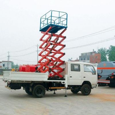 14m Lifting Height Mobile Truck Mounted Scissor Lift with 450kg Loading Capacity
