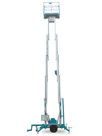 8 Meters Platform Height Double Mast Mobile Aerial Work Platform with 200Kg Loading Capacity