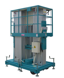 Explosion Proof 300Kg Loading Capacity Hydraulic Lift Aerial Work Platform 10m height Triple Mast