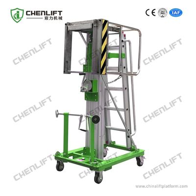 SP46 4.6m Platform Height 125kg Load Capacity Manual Elevating Lift