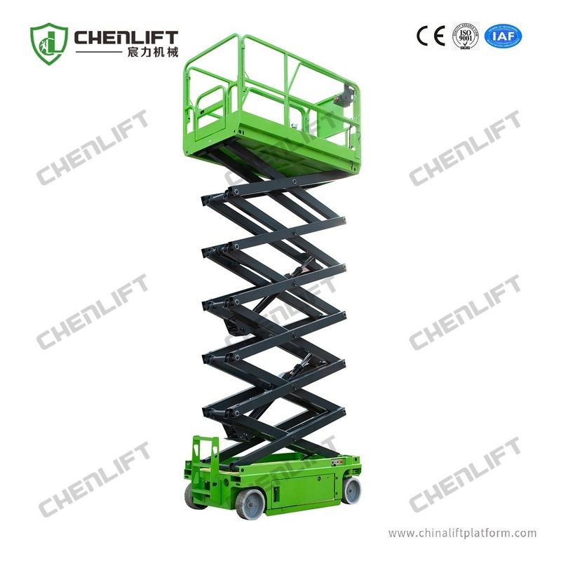 DC Motor Drive Self Propelled Platform Electric Aerial Work Platform Max 13.8m with CE Certificate