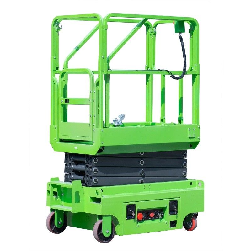 Adjustable Manual Pushing Mobile Mini Scissor Lift Hydraulic Aerial Work Platform 3m 450kg