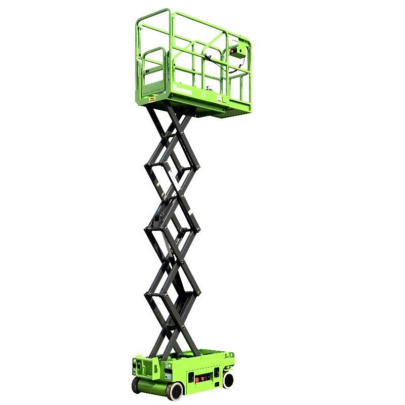 Self Propelled Hydraulic Turning Wheels Mini Scissor Lift Work Platform For 1 Man