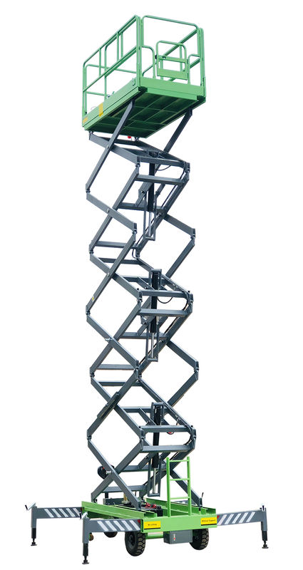 12M Mobile Scissor Lift With Pulling Device