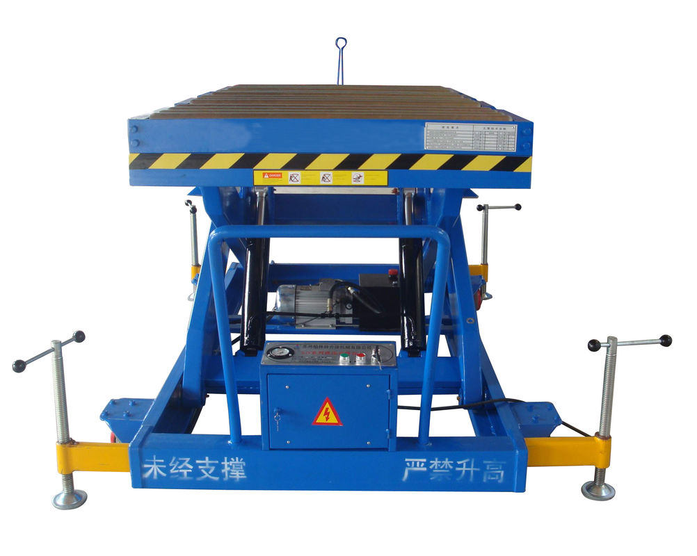 5000Kg Loading Roller Custom Vertical Lift Table For Work Shop Theatre