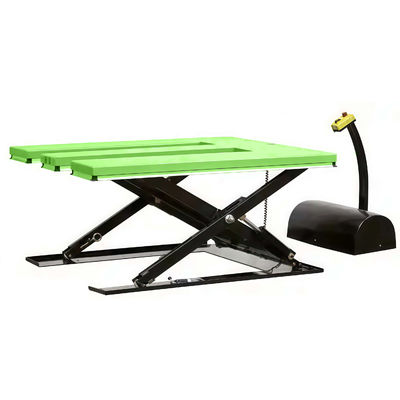 Bàn nâng cắt kéo thủy lực cố định công nghiệp, bàn nâng thấp